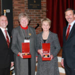 Jean and Linda receiving award