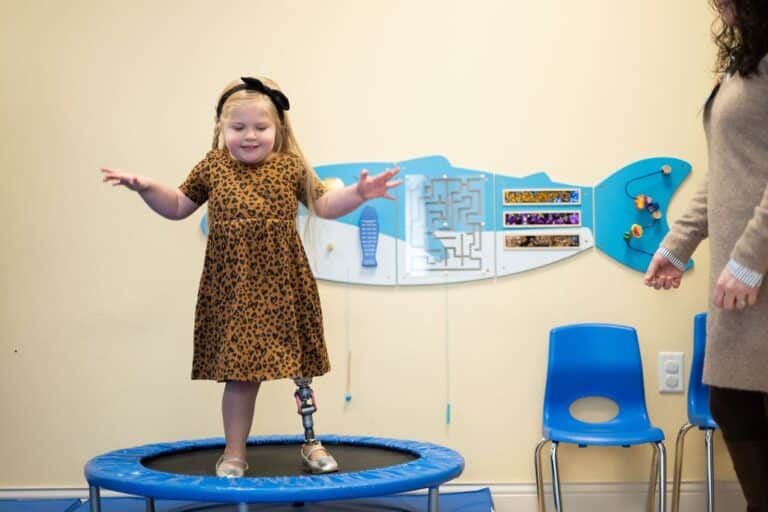 Southcoast Health Pediatric Rehabilitation Makes All the Difference for Lakeville Child and Family