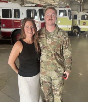 Trish Wollner and her son Blake